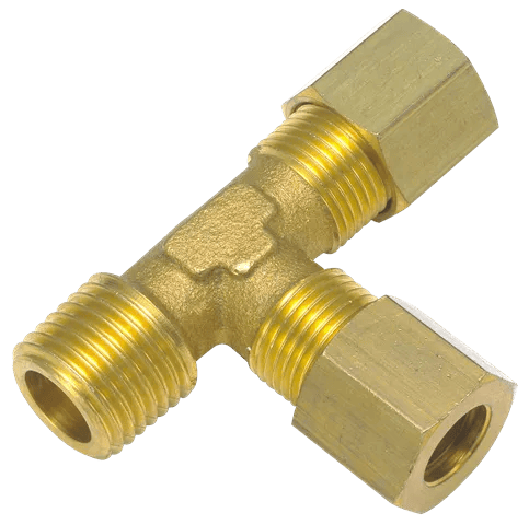 Raccords universels à bague bicône EN T PIQUAGE EN BOUT MÂLE CONIQUE